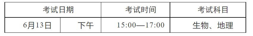 2023年四川宜宾市中考时间及科目：6月11日-6月13日
